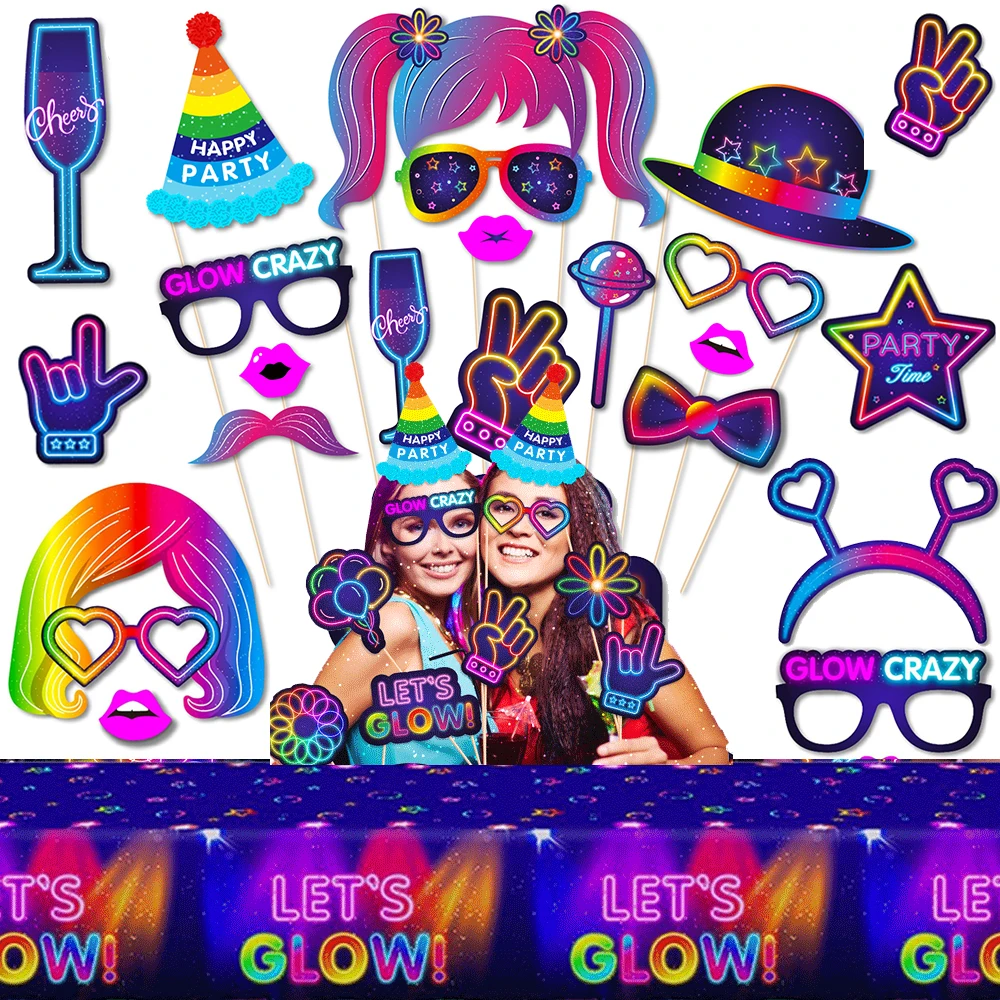 Let'S Party Event Supply - Lassen Sie Glow Party Photo Booth