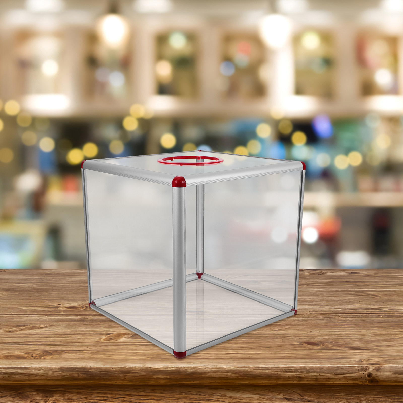 Große Klare Acryl-Lotteriebox  – Event Party Box Bewertung und Preis