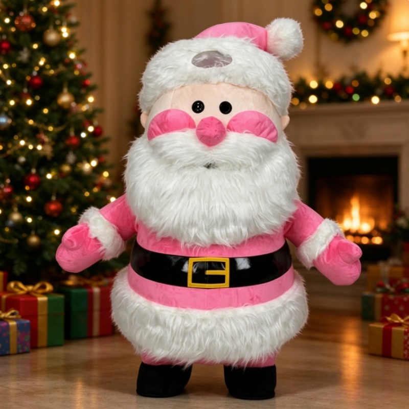 Rosa Weihnachtsmann Aufblasbar – Event Party Bewertung und Preis