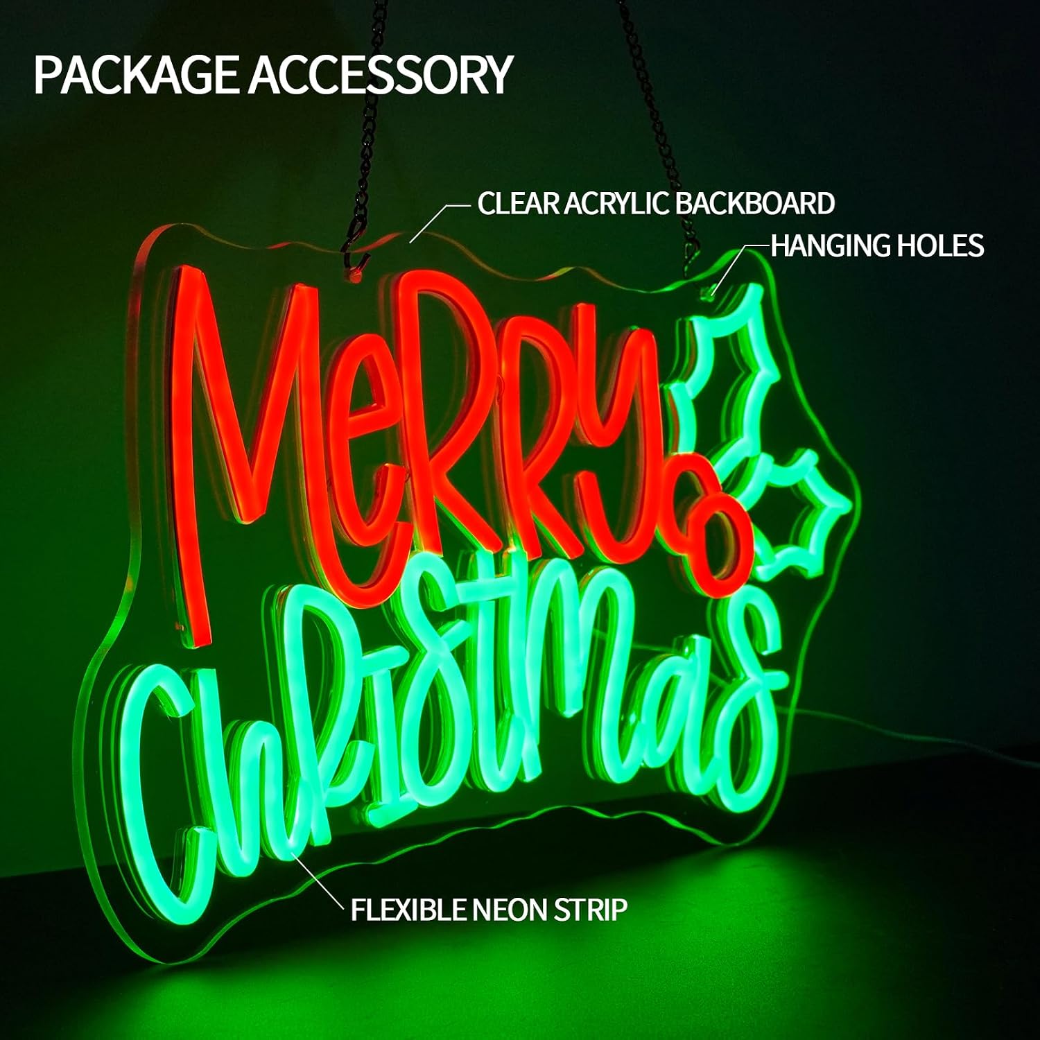 Weihnachts-Neonschild LED Dimm – Neon Sign Party Bewertung und Preis