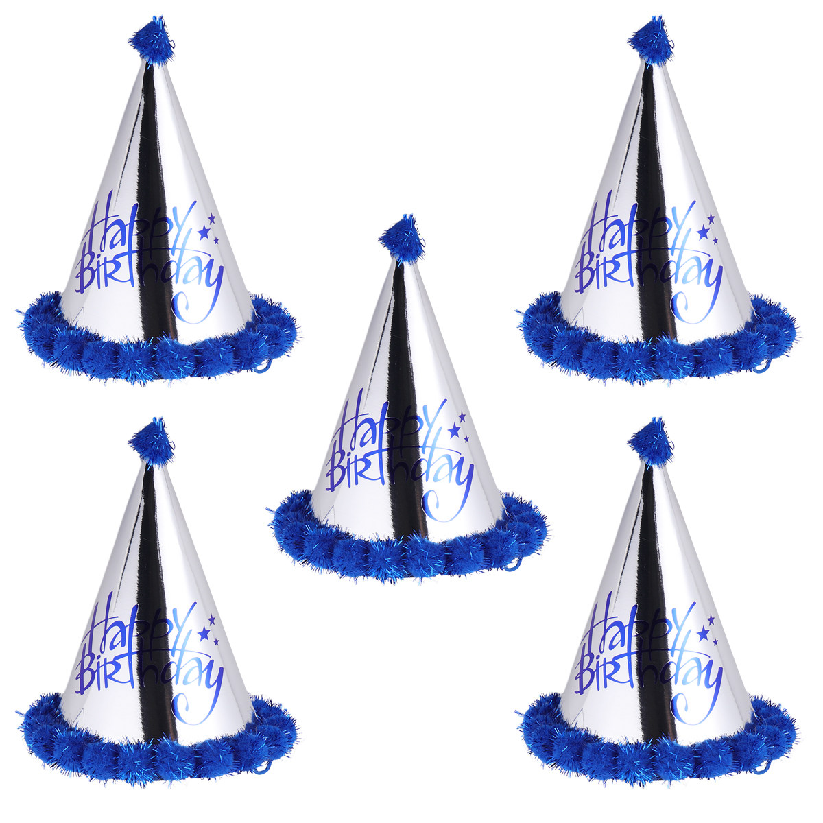 5 Stück Laserfolien-Papier-Pom – Party Hat Cone Bewertung und Preis